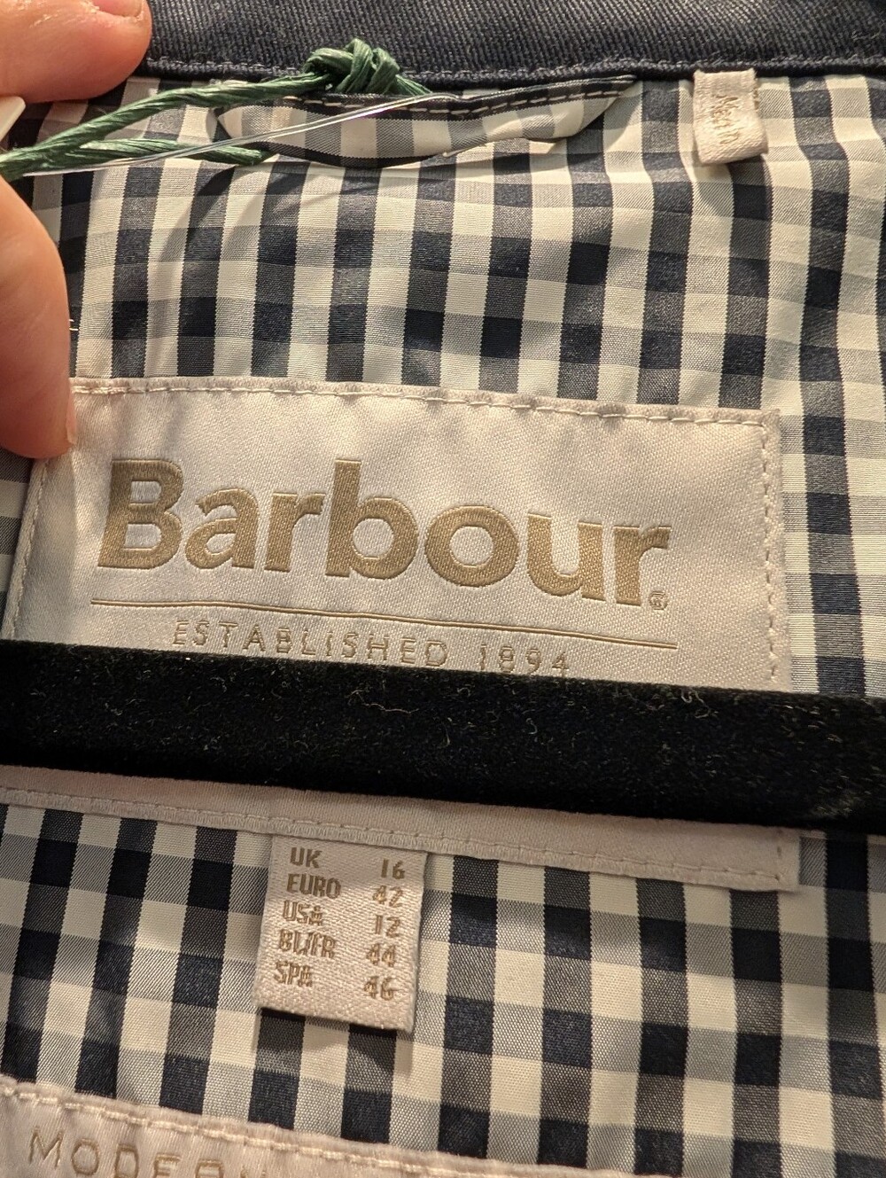 NWT Barbour Gabby Car Casual Coat - Picture 6 of 9